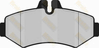 BRAKE ENGINEERING pa1183 -  Комплект тормозных колодок, дисковый тормоз